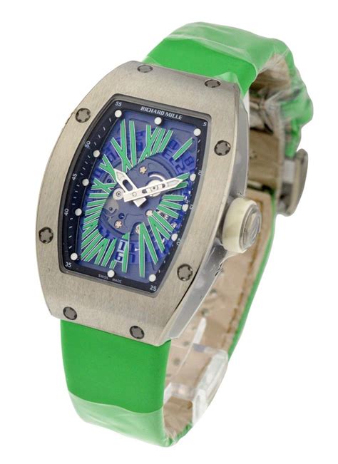 lime green richard mille|Richard Mille titanium bridge.